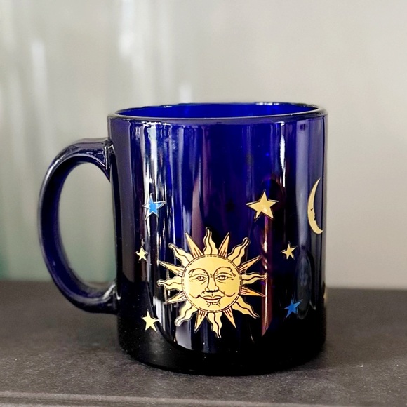 Iconic Celestial Mug from Friends - Libbey Cobalt Celestial Mug - Picture 2 of 5